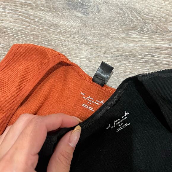 Urban Outfitters Out from Under Ribbed V-neck Tops Bundle - Picture 3 of 4